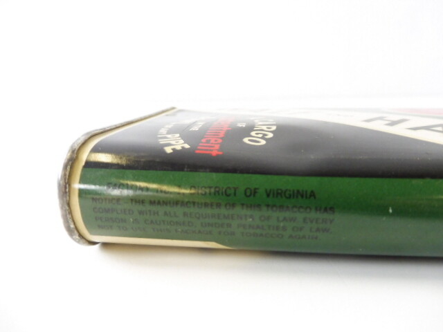 U.S. WWII, Half and Half Cigarette Tobacco tin, empty, 25,00