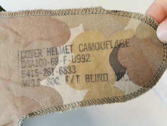 U.S. Vietnam war Airborne helmet, cover is 69 dated, liner maybe later