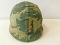 U.S. Vietnam war Airborne helmet, cover is 69 dated, liner maybe later