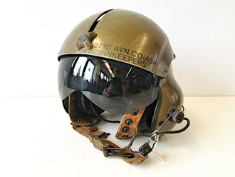 U.S. Vietnam war Helicopter helmet made by Bentex Corporation dated 69