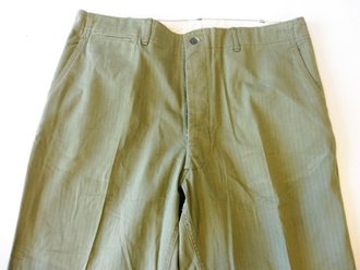 U.S. WWII Trousers HBT, pattern 1941, size 40 x 33, good condition