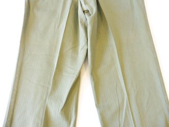 U.S. WWII Trousers HBT, pattern 1941, size 40 x 33, good condition