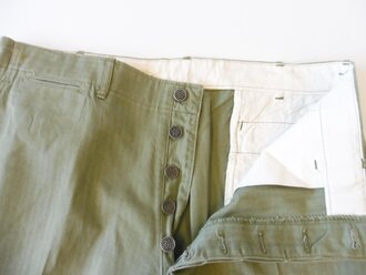 U.S. WWII Trousers HBT, pattern 1941, size 40 x 33, good...