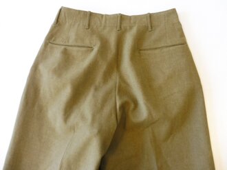 U.S. 1942 dated Trousers wool, light shade pattern 1937, size 33 x 33. Uncleaned