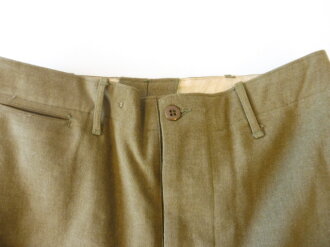 U.S. 1942 dated Trousers wool, light shade pattern 1937,...