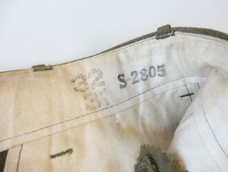 U.S. 1942 dated Trousers wool, light shade pattern 1937, size 33 x 33. Uncleaned