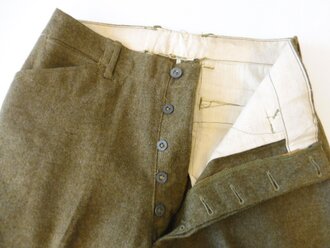 U.S. WWI wool pants, Hercules Clothing, Contract May 13, 1918