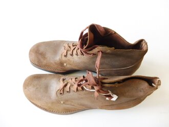U.S. WWII, Service shoes, reverse upper, size 9 1/2, unused