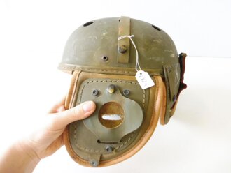 U.S. Army WWII, Helmet, tanker, Rawlings 7 3/8