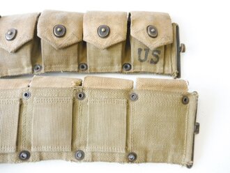 U.S. WWII, Belt, Cartridge, M1 Rifle. Used, dated 1942