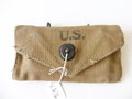 U.S. WWII, Pouch, First aid, M1924 dated 1942, with green Carlisle bandage