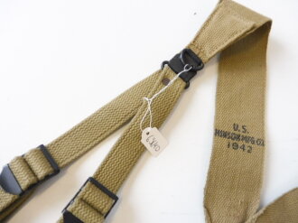 U.S. 1942 dated Modell 1936 suspenders, unissued pair