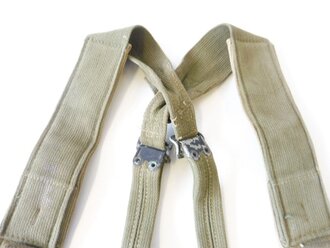 U.S. WWII dated Modell 1943 suspenders, well used