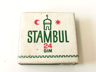 Pack "Stanbul " Zigaretten. Ungeöffnet, Steuerbanderole mit Hakenkreuz