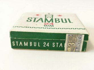 Pack "Stanbul " Zigaretten. Ungeöffnet, Steuerbanderole mit Hakenkreuz