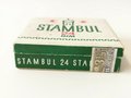 Pack "Stanbul " Zigaretten. Ungeöffnet, Steuerbanderole mit Hakenkreuz