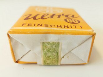 Pack " Ultra 60 Feinschnitt" Tabak. Ungeöffnet, Steuerbanderole mit Hakenkreuz