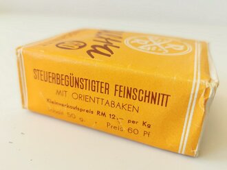 Pack " Ultra 60 Feinschnitt" Tabak. Ungeöffnet, Steuerbanderole mit Hakenkreuz