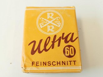 Pack "Ultra 60 Feinschnitt" Tabak. Ungeöffnet, Steuerbanderole mit Hakenkreuz