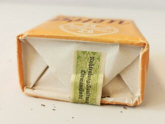 Pack "Ultra 60 Feinschnitt" Tabak. Ungeöffnet, Steuerbanderole mit Hakenkreuz