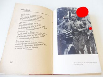 Horst Wessel "Leben und sterben" Erwin Reitmann 1936 im Schutzumschlag, 115 Seiten