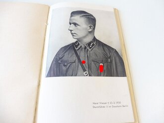 Horst Wessel "Leben und sterben" Erwin Reitmann 1936 im Schutzumschlag, 115 Seiten