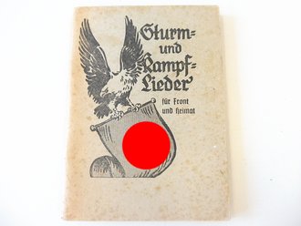 Liederbuch "Sturm- und Kampflieder für Front...