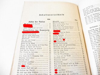 Liederbuch "Sturm- und Kampflieder für Front und Heimat" Kleinformatig, 1941, komplett. Eigentumsvermerk auf