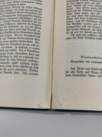 Kaiser Wilhelm II, eigenhändige Unterschrift aus Haus Doorn 1932 in einem Buch als Ehrenpreis