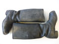 Paar Stiefel für Unteroffiziere der Wehrmacht, ungereinigtes Paar, Sohlenlänge 28cm