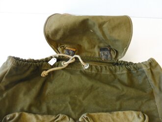 Rucksack Wehrmacht, ungebrauchtes Stück aus altem Lagerbestand, defekt