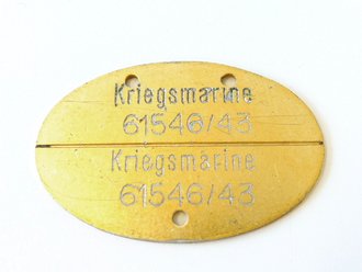 Kriegsmarine Erkennungsmarke