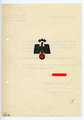 WHW Kreis Untertaunus, Einladung zu einer Winterveranstaltung 1938