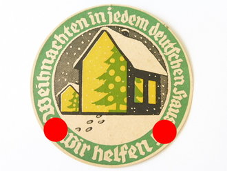 Winterhilfswerk Türplakette Dezember 1933, 80mm