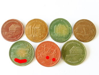 Deutsches Jugendherbergswerk, 7 Pappabzeichen...