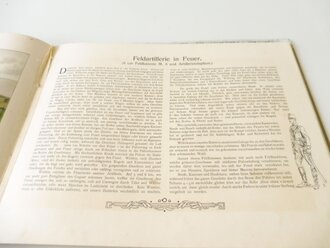 "Der österreich-ungarische Soldat mit Waffe und Werkzeug" Armee Bilderbuch, Verlag Straubing Attenkofer 1912, über DIN A4 querformat, 36 Seiten, gebraucht