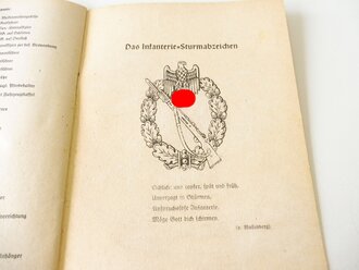 "Die Infanterie" Din A5 Heft aus der Reihe " Waffenhefte des Heeres"  36 Seiten