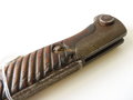 1.Weltkrieg, Seitengewehr Modell 1898/05 mit preussischer Abnehme von 1915, narbiges Stück