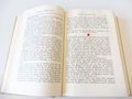 Adolf Hitler "Mein Kampf"  Kriegsausgabe von 1941, Vorsatzblatt mit geschwärzten Eigentumsvermerken