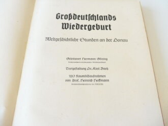 Raumbildalbum "Großdeutschlands Wiedergeburt, Weltgeschichtliche Stunden an der Donau" 120 Raunbildaufnahmen von Prof.Heinrich Hoffmann, Bild Nummer 112 von 120 fehlt