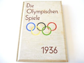 Raumbildalbum "Die Olympischen Spiele 1936"  Bild 4 von 100 fehlt, Einband Stockfleckig