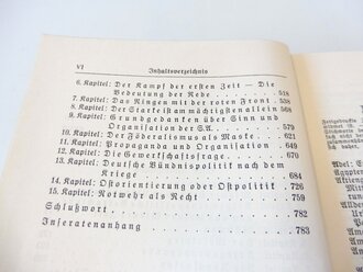 Adolf Hitler " Mein Kampf" blaue Leinenausgabe