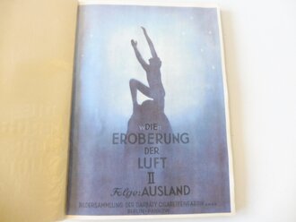 Sammelbilderalbum " Die Eroberung der Luft" Band 1 + 2, jeweils komplett - ohne Bastelbogen