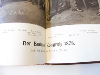 "Bismarck-Denkmal für das Deutsche Volk" Berlin, Vaterländischer Verlag, 1913. 507 Seiten mit zahlreichen Textabbildungen, 18 Kunstbeilagen, Leinen mit Goldprägung