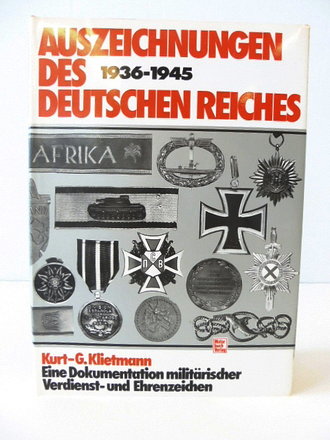 Auszeichnungen des deutschen Reiches 1936 - 1945, 239 Seiten, Maße über A5, gebraucht