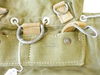 Rucksack in Tropenausführung Wehrmacht, getragenes Stück