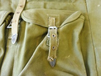 Rucksack in Tropenausführung Wehrmacht, getragenes Stück