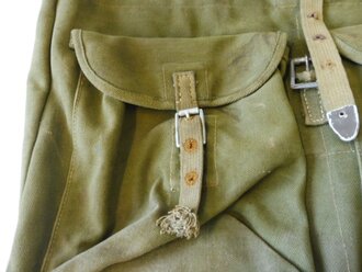 Rucksack in Tropenausführung Wehrmacht, getragenes Stück