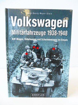 Volkswagen - Militärfahrzeuge 1938 - 1948, KdF Wagen, Kübelwagen und Schwimmwagen im Einatz, Maße unter A4, 170 Seiten, gebraucht