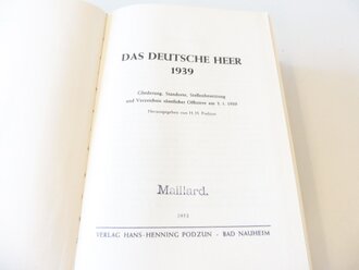 Das Deutsche Heer, über 1000 Seiten, A5, gebraucht